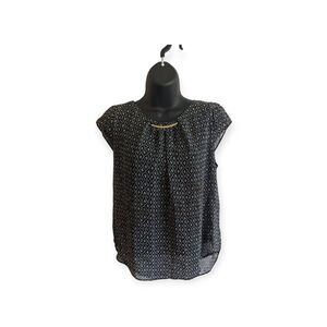 Twine and String Women’s Blouse Size M Black